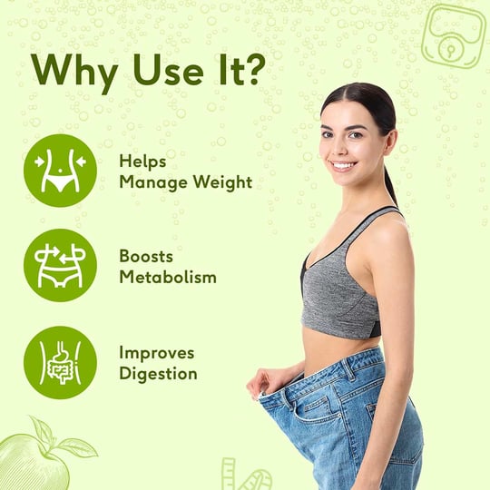 5 - HK Vitals ACV 750 mg Effervescent by HealthKart, 60 tablet(s) Green Apple