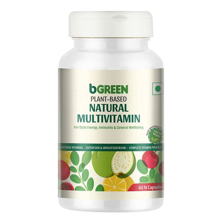 3 - bGREEN Plant Based Natural Multivitamins,  60 capsules  Unflavoured 